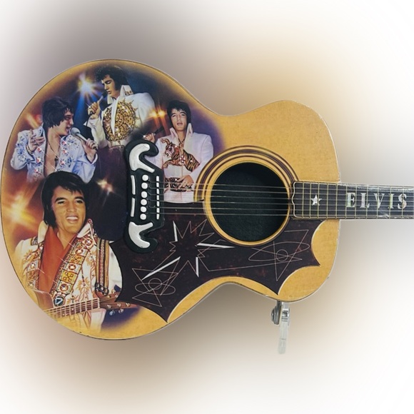 ELVIS PRESLEY ROCK N' ROLL LEGEND GUITAR FIGURE BRADFORD EXCHANGE 2013 W/COA - Picture 6 of 8